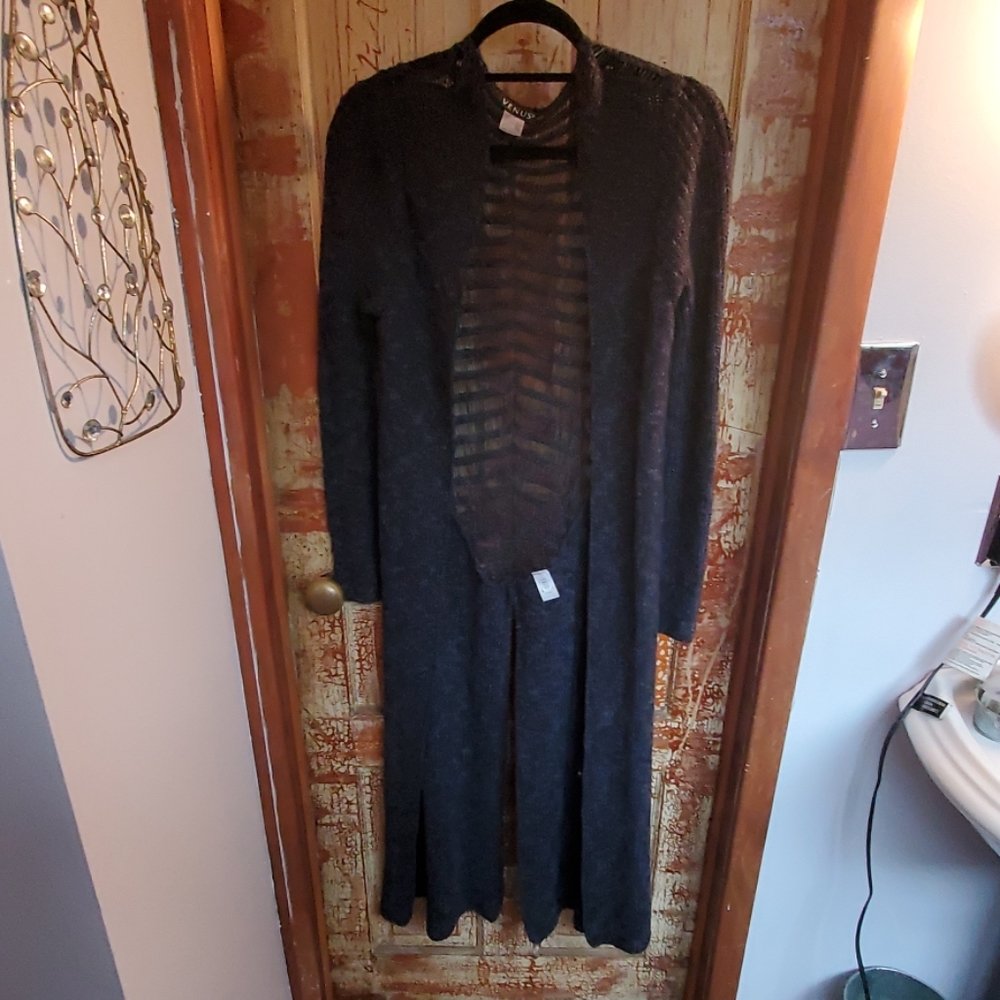 Dark blue cardigan